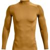 imageUnder Armour Mens ColdGear Compression MockGold Rush 795Black