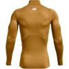 imageUnder Armour Mens ColdGear Compression MockGold Rush 795Black
