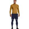 imageUnder Armour Mens ColdGear Compression MockGold Rush 795Black