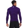 imageUnder Armour Mens ColdGear Compression MockPurpleWhite
