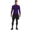 imageUnder Armour Mens ColdGear Compression MockPurpleWhite