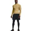 imageUnder Armour Mens ColdGear Compression MockTeam Vegas Gold 715Black