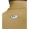 imageUnder Armour Mens ColdGear Compression MockTeam Vegas Gold 715Black