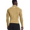 imageUnder Armour Mens ColdGear Compression MockTeam Vegas Gold 715Black