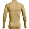 imageUnder Armour Mens ColdGear Compression MockTeam Vegas Gold 715Black