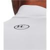 imageUnder Armour Mens ColdGear Compression MockWhiteBlack
