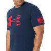 imageUnder Armour Mens Freedom Tonal Big Flag Logo TShirtAcademy