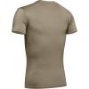 imageUnder Armour Mens HeatGear Tactical Compression ShortSleeve TShirtFederal Tan 499