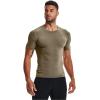 imageUnder Armour Mens HeatGear Tactical Compression ShortSleeve TShirtFederal Tan 499