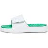 imageUnder Armour Mens Ignite Pro 8 Slide Sandal023 Distant GrayTeam Kelly GreenWhite