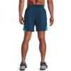 imageUnder Armour Mens Launch Stretch Woven 5inch Shorts437 Petrol Blue  Capri  Reflective