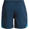 imageUnder Armour Mens Launch Stretch Woven 5inch Shorts437 Petrol Blue  Capri  Reflective