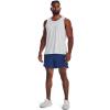 imageUnder Armour Mens Launch Stretch Woven 5inch Shorts471 Blue Mirage  Starfruit  Reflective