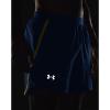 imageUnder Armour Mens Launch Stretch Woven 5inch Shorts471 Blue Mirage  Starfruit  Reflective