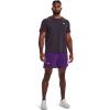 imageUnder Armour Mens Launch Stretch Woven 5inch Shorts522 Galaxy Purple  Tux Purple  Reflective