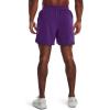 imageUnder Armour Mens Launch Stretch Woven 5inch Shorts522 Galaxy Purple  Tux Purple  Reflective