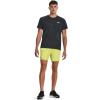 imageUnder Armour Mens Launch Stretch Woven 5inch Shorts743 Lime Yellow  Marine Od Green  Reflective