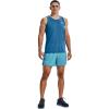 imageUnder Armour Mens Launch Stretch Woven 5inch ShortsFresco Blue 481Reflective