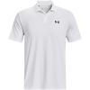 imageUnder Armour Mens Matchplay Polo100 White   Pitch Gray