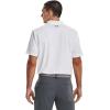 imageUnder Armour Mens Matchplay Polo100 White   Pitch Gray