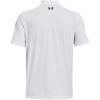 imageUnder Armour Mens Matchplay Polo100 White   Pitch Gray