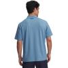 imageUnder Armour Mens Matchplay Polo418 Blue Smoke   Midnight Navy
