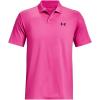 imageUnder Armour Mens Matchplay Polo652 Rebel Pink   Black