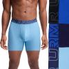 imageUnder Armour Mens MultiPack Standard Tech 6quot Inseam Boxer BriefBlue Smoke