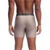 imageUnder Armour Mens MultiPack Standard Tech 6quot Inseam Boxer BriefTaupe Dusk