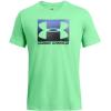 imageUnder Armour Mens Sportstyle Logo Short Sleeve TShirt381 Court Green   Midnight Navy