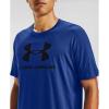 imageUnder Armour Mens Sportstyle Logo Short Sleeve TShirtJupiter Blue 584White