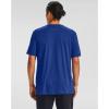 imageUnder Armour Mens Sportstyle Logo Short Sleeve TShirtJupiter Blue 584White