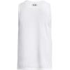 imageUnder Armour Mens Sportstyle Logo Tank103 White   Chestnut Red