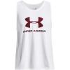 imageUnder Armour Mens Sportstyle Logo Tank103 White   Chestnut Red