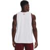 imageUnder Armour Mens Sportstyle Logo Tank103 White   Chestnut Red