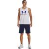 imageUnder Armour Mens Sportstyle Logo Tank104 White  Royal  Red