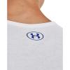 imageUnder Armour Mens Sportstyle Logo Tank104 White  Royal  Red