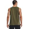 imageUnder Armour Mens Sportstyle Logo Tank390 Marine Od Green  Black  Black