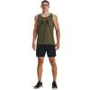 imageUnder Armour Mens Sportstyle Logo Tank390 Marine Od Green  Black  Black