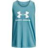 imageUnder Armour Mens Sportstyle Logo Tank433 Glacier Blue  White  White