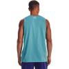 imageUnder Armour Mens Sportstyle Logo Tank433 Glacier Blue  White  White