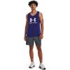 imageUnder Armour Mens Sportstyle Logo Tank468 Sonar Blue  White  White