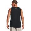 imageUnder Armour Mens Sportstyle Logo TankBlack 001Quirky Lime