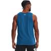 imageUnder Armour Mens Sportstyle Logo TankCruise Blue 899Penta Pink