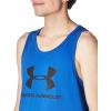 imageUnder Armour Mens Sportstyle Logo TankTech Blue 432Black