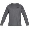 imageUnder Armour Mens Tech 20 LongSleeve TShirtCarbon Heather 090Black