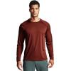 imageUnder Armour Mens Tech 20 LongSleeve TShirtCinna Red 688Black