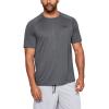 imageUnder Armour Mens Tech 20 ShortSleeve TShirtCarbon Heather  Black