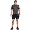 imageUnder Armour Mens Tech 20 ShortSleeve TShirtCarbon Heather  Black