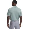 imageUnder Armour Mens Tech Golf Polo348 Silica Green   Pitch Gray